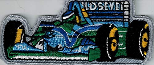 AUFNÄHER - Formel 1 Wagen Blau - 04583 - Gr. ca. 9 x 3,5 cm - Patches Stick Applikation AUFNÄHER - Formel 1 Wagen Blau - 04583 - Gr. ca. 9 x 3,5 cm - Patches Stick Applikation von Fan-Omenal