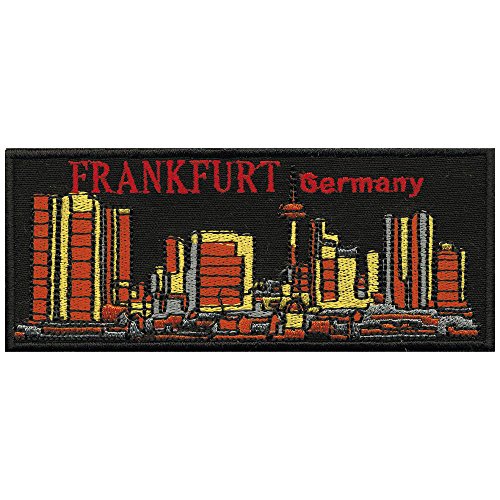 AUFNÄHER - Frankfurt Germany - 00487 - Gr. ca. 13 x 5,5 cm - Patches Stick Applikation AUFNÄHER - Frankfurt Germany - 00487 - Gr. ca. 13 x 5,5 cm - Patches Stick Applikation von Fan-Omenal