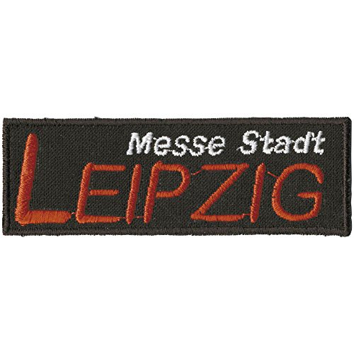 AUFNÄHER - Messestadt Leipzig - 03128 - Gr. ca. 9 x 3 cm - Patches Stick Applikation AUFNÄHER - Messestadt Leipzig - 03128 - Gr. ca. 9 x 3 cm - Patches Stick Applikation von Fan-Omenal