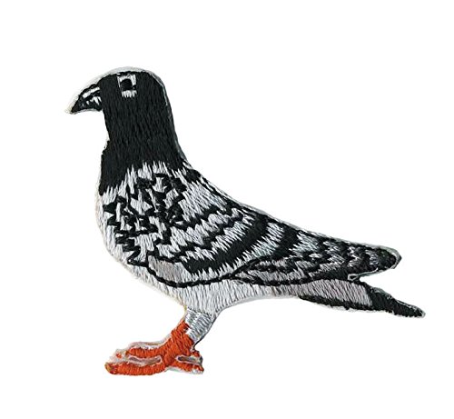 AUFNÄHER - Taube -NEU Gr. ca. 5cm x 4cm - Patches Stick Applikation Bügel-Emblem - 00526 - von Fan-Omenal