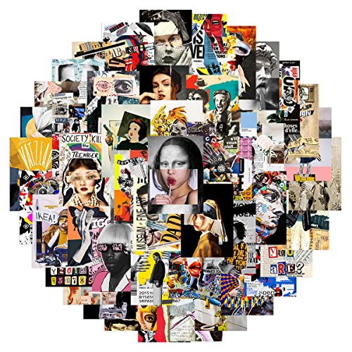 50 Stück Kunstcollage Aufkleber Wasserflaschen Aufkleber Buchzubehör für Laptop, Journaling, Scrapbook für Erwachsene und Teenager Mädchen 50 Stück Kunstcollage Aufkleber Wasserflaschen Aufkleber Buchzubehör für Laptop, Journaling, Scrapbook für Erwachsene und Teenager Mädchen von Fancico