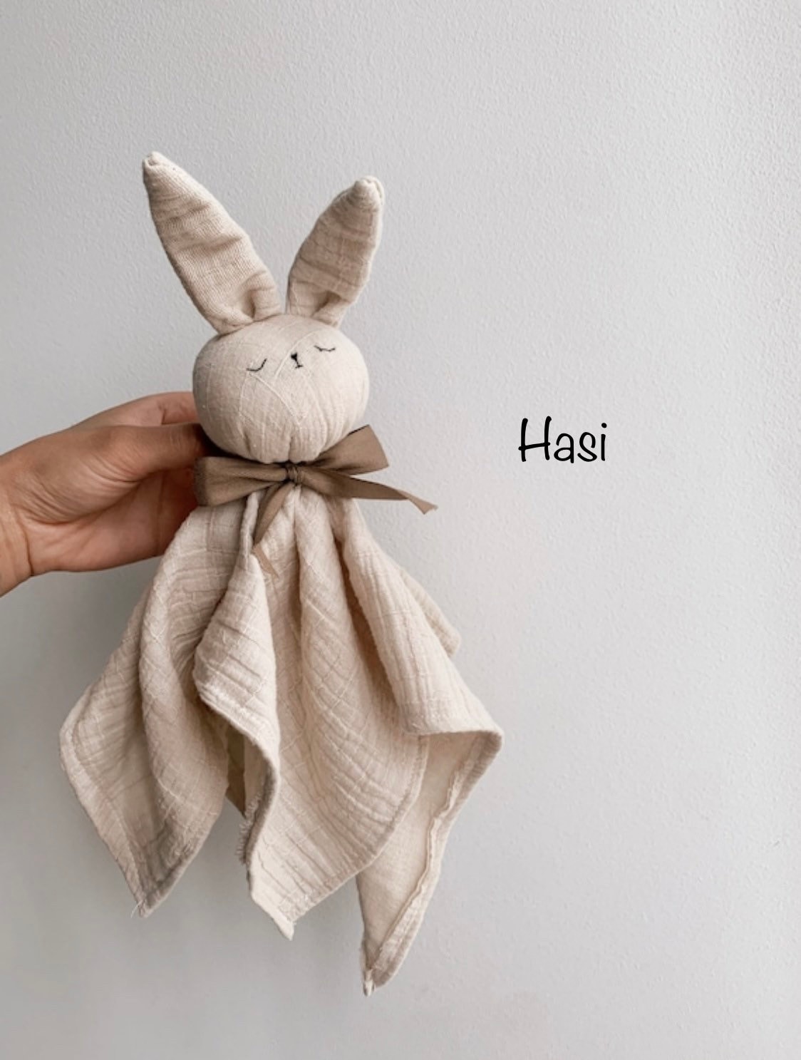 Schmusetuch Hasi, Bio Musselinstoff, 2Lagig, Schnuffeltuch, Kuscheln Schmusen Musselintuch Babytuch Spucktuch, Greifling Baby Geschenk Schmusetuch Hasi, Bio Musselinstoff, 2Lagig, Schnuffeltuch, Kuscheln Schmusen Musselintuch Babytuch Spucktuch, Greifling Baby Geschenk von FancylittlethingsDE