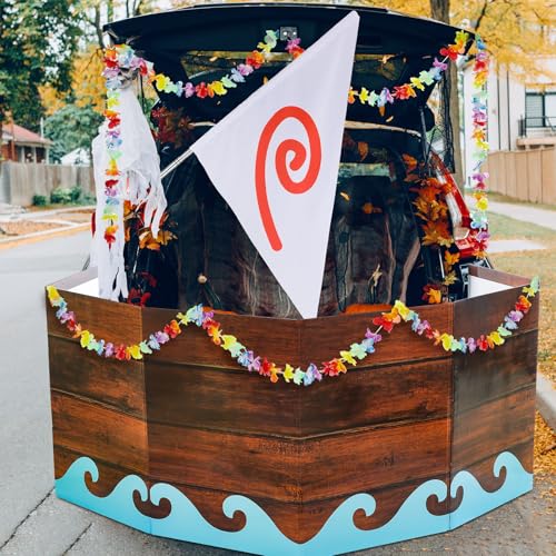 Fanfanwin Halloween Kofferraum oder Leckerli Auto Dekorationen Kit Piratenschiff Karton und Hawaii-Girlande für Halloween Garage Torbogen Tür Zuhause Auto Dekorationen Piraten Thema Party Supplies Fanfanwin Halloween Kofferraum oder Leckerli Auto Dekorationen Kit Piratenschiff Karton und Hawaii-Girlande für Halloween Garage Torbogen Tür Zuhause Auto Dekorationen Piraten Thema Party Supplies von Fanfanwin