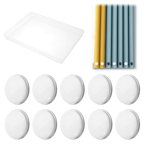 10 Stück Runde Vorhang Beschwerer Weiß, Duschvorhang Magnet Gardinenbeschwerer, Gewichte für Vorhänge, Starke Magnete, Duschvorhang Gewichte Unten für Dusche Fenster Vorhang Tischdecken 10 Stück Runde Vorhang Beschwerer Weiß, Duschvorhang Magnet Gardinenbeschwerer, Gewichte für Vorhänge, Starke Magnete, Duschvorhang Gewichte Unten für Dusche Fenster Vorhang Tischdecken von Fangehong