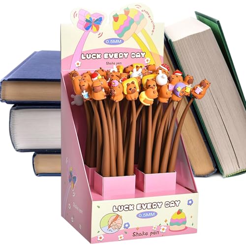 Fangfhai Capybara Stifte – Capybara Shaking Kugelschreiber, 0,5 mm Bleistifte, Fidget-Spielzeug für Studenten, Notizen, Arbeit, Schule, Lehrer, Journaling, Zuhause, Studium Fangfhai Capybara Stifte – Capybara Shaking Kugelschreiber, 0,5 mm Bleistifte, Fidget-Spielzeug für Studenten, Notizen, Arbeit, Schule, Lehrer, Journaling, Zuhause, Studium von Fangfhai