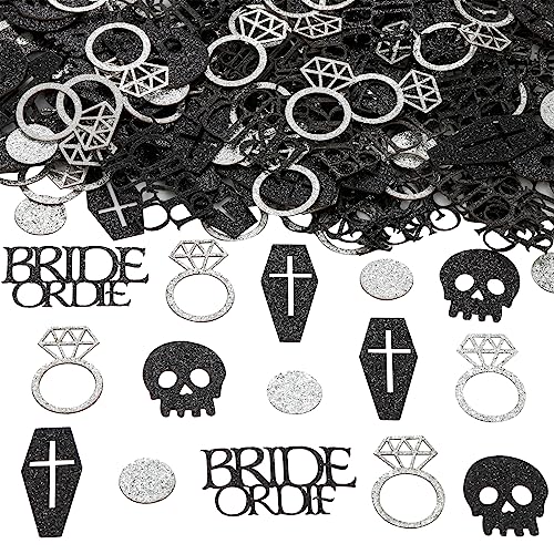 200pcs Braut oder sterben Konfetti Bachelorette Party Dekorationen für Frauen Mädchen, Rip Thema Braut Dusche Verlobung Hochzeit Party Supplies Ring geformt Glitter Papier Konfetti Dekor 200pcs Braut oder sterben Konfetti Bachelorette Party Dekorationen für Frauen Mädchen, Rip Thema Braut Dusche Verlobung Hochzeit Party Supplies Ring geformt Glitter Papier Konfetti Dekor von Fangleland