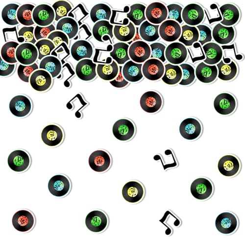 Fangleland 50s Theme Record Konfetti, bunte 1950er Jahre Rock and Roll Party Record Tabelle Streuungen für Home Bar Musik Studio Dekor, Retro Hippie zurück zu 50s Sock Hop Musical Party Supplies Fangleland 50s Theme Record Konfetti, bunte 1950er Jahre Rock and Roll Party Record Tabelle Streuungen für Home Bar Musik Studio Dekor, Retro Hippie zurück zu 50s Sock Hop Musical Party Supplies von Fangleland
