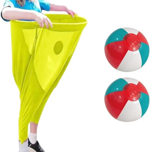 Fangxuee Große Outdoor - -Party -Spiel Requisiten Pralle Oma Hosen Set Ball Catching Game für Gruppensideal -Partys Familienversammlungen Gelb Fangxuee Große Outdoor - -Party -Spiel Requisiten Pralle Oma Hosen Set Ball Catching Game für Gruppensideal -Partys Familienversammlungen Gelb von Fangxuee