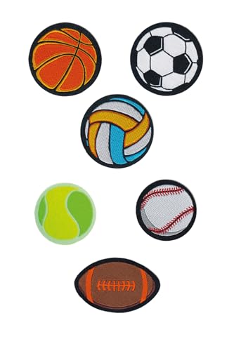 Aufnäher zum Aufbügeln für Kinder, Fußball, Basketball, Tennis, Volleyball und Fußball, bestickte Aufnäher zum Selbermachen, gewebte Applikationen für T-Shirts, Jacken, Rucksäcke Aufnäher zum Aufbügeln für Kinder, Fußball, Basketball, Tennis, Volleyball und Fußball, bestickte Aufnäher zum Selbermachen, gewebte Applikationen für T-Shirts, Jacken, Rucksäcke von Fantastic Arma