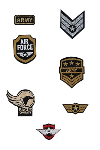 Aufnäher zum Aufbügeln mit Armee- und Luftwaffe, für Kinder, Militär-Thema, bestickte Abzeichen für Jacken, Rucksäcke, T-Shirts, DIY-Soldaten-Applikationen, bestickt, zum Aufbügeln und Aufnähen, DIY Aufnäher zum Aufbügeln mit Armee- und Luftwaffe, für Kinder, Militär-Thema, bestickte Abzeichen für Jacken, Rucksäcke, T-Shirts, DIY-Soldaten-Applikationen, bestickt, zum Aufbügeln und Aufnähen, DIY von Fantastic Arma
