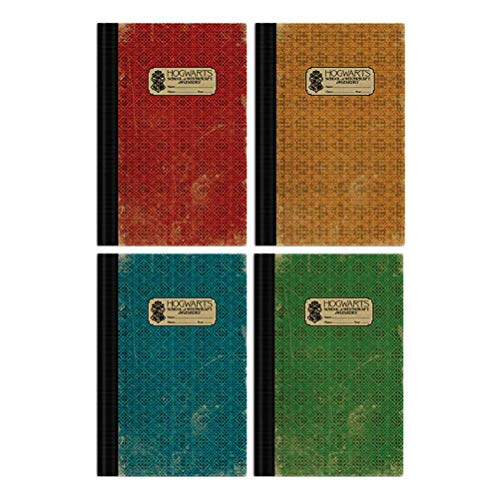 Fantastic Beasts 2 Exercise Books 4 Übungshefte Hogwarts 4 Softcover-Hefte, gebunden, liniert., mehrfarbig, SR72770 von Pyramid International