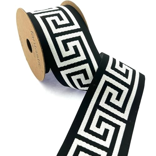 Jacquard-Bordüre mit griechischem Schlüssel, für Vorhänge, Vorhänge, Kissen, Polstermöbel, dekorative Stoffbordüre für Heimdekoration, DIY-Nähen, Innenprojekte, Antik-Look Jacquard-Bordüre mit griechischem Schlüssel, für Vorhänge, Vorhänge, Kissen, Polstermöbel, dekorative Stoffbordüre für Heimdekoration, DIY-Nähen, Innenprojekte, Antik-Look von Fantastic Borders