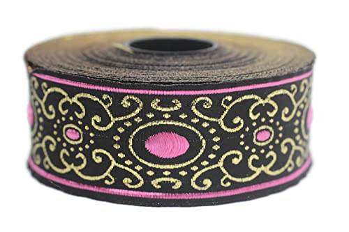 10 Meter Webborte Webband Jacquardborte Trachtenborte Stickerei Rosa Authentisch Motiv 35mm 10 Meter Webborte Webband Jacquardborte Trachtenborte Stickerei Rosa Authentisch Motiv 35mm von Fantastic Kurdele