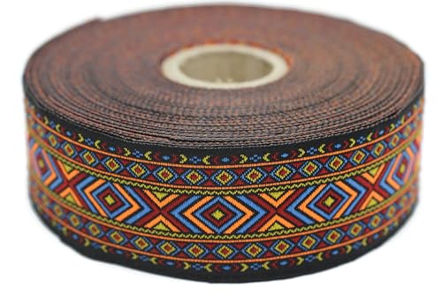 Jacquard-Band, gewebt, orientalische Reverie, 10 m x 35 mm – Rolle, besticktes Band, für Nähen, Dekoration 35995-V2 Jacquard-Band, gewebt, orientalische Reverie, 10 m x 35 mm – Rolle, besticktes Band, für Nähen, Dekoration 35995-V2 von Fantastic Kurdele
