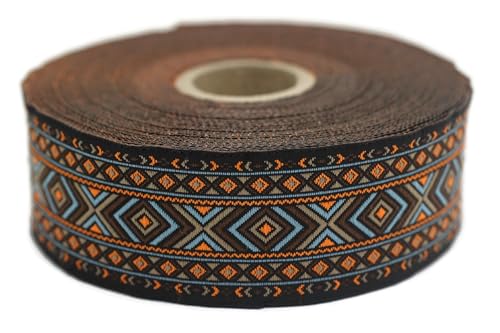 Jacquard-Band, gewebt, orientalische Reverie, 10 m x 35 mm – Rolle, besticktes Band, für Nähen, Dekoration 35995-V4 Jacquard-Band, gewebt, orientalische Reverie, 10 m x 35 mm – Rolle, besticktes Band, für Nähen, Dekoration 35995-V4 von Fantastic Kurdele