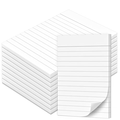 Fantastino® A6 Notizblock Liniert - 10 Stück, 500 Blatt (50 pro Block) 90 g/m² Premium-Papier. Kleine Notizblöcke mit Linien, Schreibblock, mini Notizzettel abreißbar für Büro, Haushalt, Schule, Uni Fantastino® A6 Notizblock Liniert - 10 Stück, 500 Blatt (50 pro Block) 90 g/m² Premium-Papier. Kleine Notizblöcke mit Linien, Schreibblock, mini Notizzettel abreißbar für Büro, Haushalt, Schule, Uni von Fantastino
