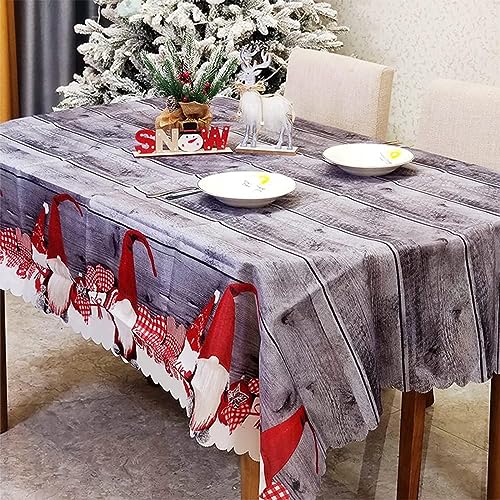 180 x 150 cm Rechteckige Weihnachtstischdecke Groß Abwaschbar Weihnachtstischdecken Wasserdicht Grau Xmas Tischdecke Tischdecke Abwischbare Weihnachtstischdecken für Xmas Tischdekorationen Party 180 x 150 cm Rechteckige Weihnachtstischdecke Groß Abwaschbar Weihnachtstischdecken Wasserdicht Grau Xmas Tischdecke Tischdecke Abwischbare Weihnachtstischdecken für Xmas Tischdekorationen Party von Fantasyon
