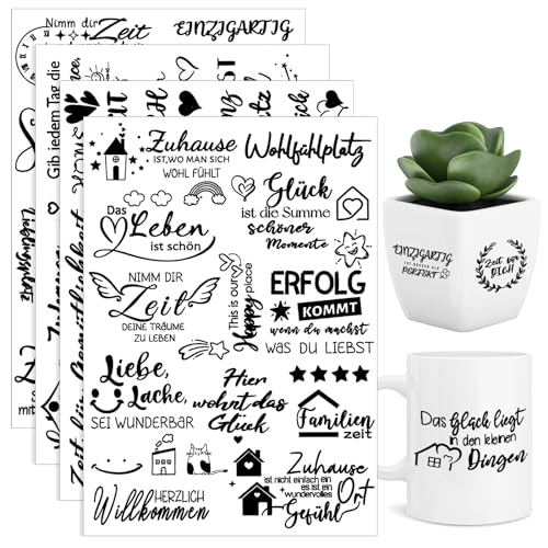 4 PCS Rub On Sticker,Rub On Folie Transferaufkleber,DIY HOME Aufkleber,Kerzentattoos Transferdruck Sprüch,Kerzentattoos Konfirmation,Kerzenaufkleber für Möbel, Kerzen, Keramik, Glas, Holz 4 PCS Rub On Sticker,Rub On Folie Transferaufkleber,DIY HOME Aufkleber,Kerzentattoos Transferdruck Sprüch,Kerzentattoos Konfirmation,Kerzenaufkleber für Möbel, Kerzen, Keramik, Glas, Holz von Fantasyon
