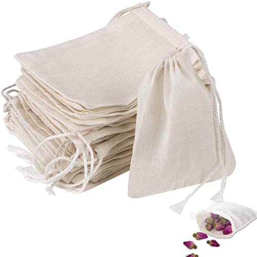 50 Stück 6 X 8 cm Baumwollbeutel Klein, Baumwoll Musselin Beutel mit Kordelzug Säckchen Kleine Stoffbeute, wiederverwendbare Netzbeutel für schmuck geschenk obsttee kaffee gewürze 50 Stück 6 X 8 cm Baumwollbeutel Klein, Baumwoll Musselin Beutel mit Kordelzug Säckchen Kleine Stoffbeute, wiederverwendbare Netzbeutel für schmuck geschenk obsttee kaffee gewürze von Fantasyon