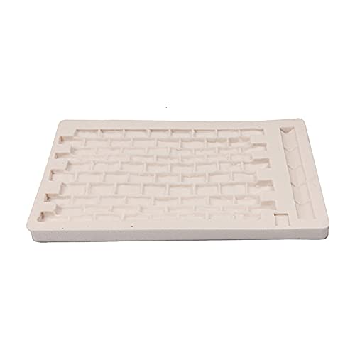 Fanxizibusi Backstein-Form, Geformter Kuchen Fondant-Kuchen-Form, DIY Textur Geprägte Form, Silikon Desserts Backwerkzeug, Zum Verzieren bei Festen oder Partys, wie Kuchen, Torten, Zuckerguss (Grau) von Fanxizibusi