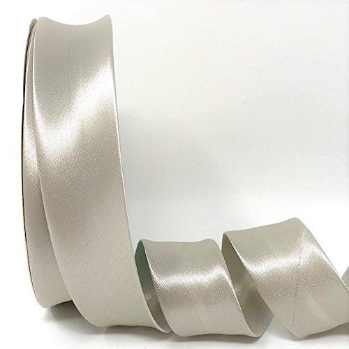 Byetsa Satin-Schrägband, 30 mm, auf 25 m Rolle, Wolkengrau Byetsa Satin-Schrägband, 30 mm, auf 25 m Rolle, Wolkengrau von Fany
