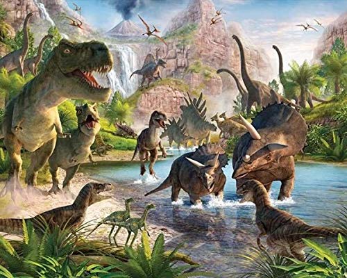 Faraway Jurassic Dinosaurier 5D DIY Runde Diamant Malerei nach Zahlen Kits Tierbild Kinder Liebe Malen Diamant Stickerei Kits Mosaik Gemälde für Wanddekoration 30,5 x 40,6 cm Faraway Jurassic Dinosaurier 5D DIY Runde Diamant Malerei nach Zahlen Kits Tierbild Kinder Liebe Malen Diamant Stickerei Kits Mosaik Gemälde für Wanddekoration 30,5 x 40,6 cm von Faraway