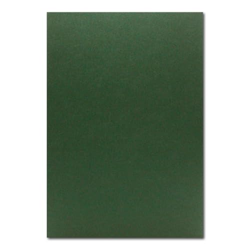 100 DIN A4 Papier-bögen Planobogen - Moosgrün (Grün) - 225 g/m² - 21 x 29,7 cm - Ton-Papier Fotokarton Bastel-Papier Ton-Karton - FarbenFroh von FarbenFroh by GUSTAV NEUSER