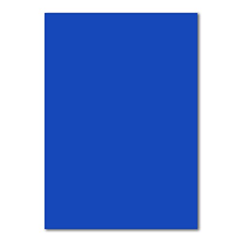 100 DIN A4 Papier-bögen Planobogen - Royalblau (Blau) - Königs-blau - 240 g/m² - 21 x 29,7 cm - Ton-Papier Fotokarton Bastel-Papier Ton-Karton - FarbenFroh von FarbenFroh by GUSTAV NEUSER