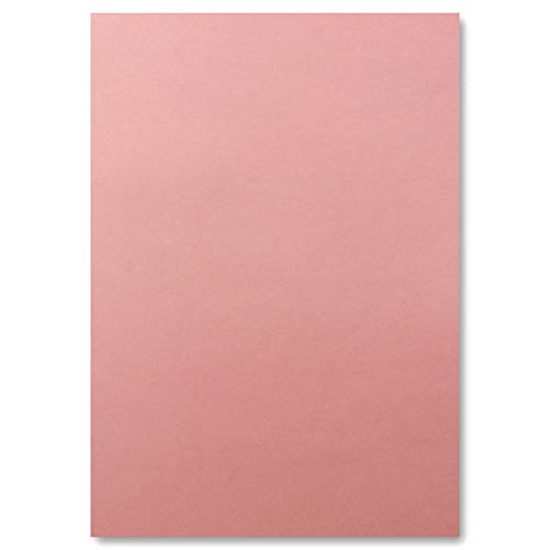 FarbenFroh by GUSTAV NEUSER 1000x DIN A4 Papier - Altrosa (Rosa) - 110 g/m² - 21 x 29,7 cm - Briefpapier Bastelpapier Tonpapier Briefbogen von FarbenFroh by GUSTAV NEUSER