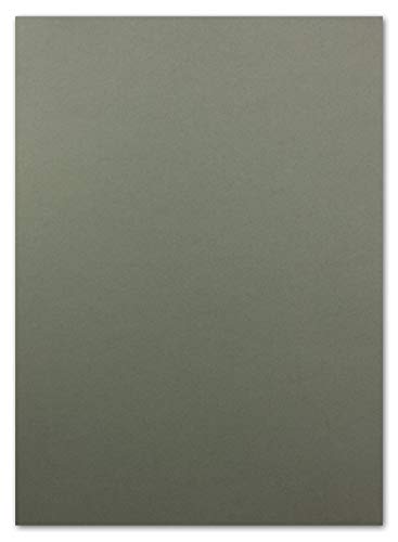 100x DIN A4 Papier - Anthrazit (Grau) - 110 g/m² - 21 x 29,7 cm - Ton-Papier Fotokarton Bastel-Papier Ton-Karton - FarbenFroh von FarbenFroh by GUSTAV NEUSER