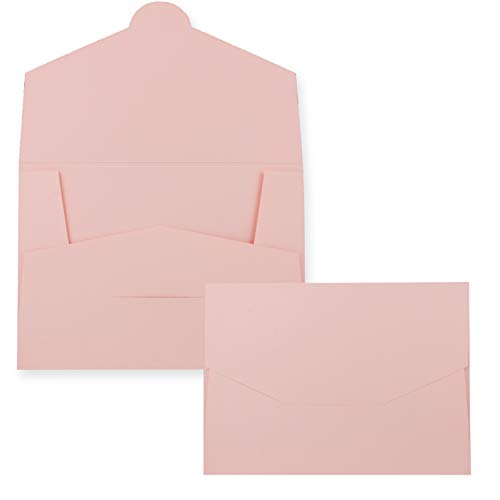 10x stabile Papier Mappe für DIN A4 und DIN C4 in Rosa - 22 x 30,5 cm - 240 g/m² - als Präsentationsmappen, Bewerbungsmappen, Projektmappen geeignet von FarbenFroh by GUSTAV NEUSER