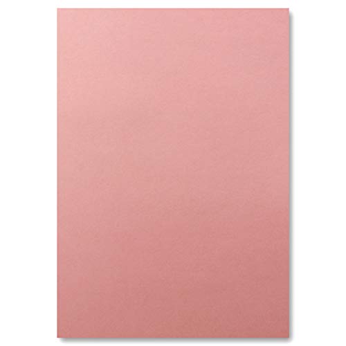 150 DIN A4 Papier-bögen Planobogen - Altrosa (Rosa) - 240 g/m² - 21 x 29,7 cm - Bastelbogen Ton-Papier Fotokarton Bastel-Papier Ton-Karton - FarbenFroh von FarbenFroh by GUSTAV NEUSER