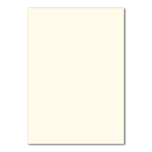 150 DIN A5 Einzelkarten Papierbögen - Naturweiß - 240 g/m² - 14,8 x 21 cm - Bastelbogen Tonpapier Fotokarton Bastelpapier Tonkarton - FarbenFroh von FarbenFroh by GUSTAV NEUSER