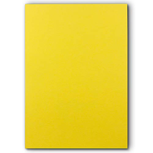 200 DIN A5 Einzelkarten Papierbögen - Gelb - 240 g/m² - 14,8 x 21 cm - Bastelbogen Tonpapier Fotokarton Bastelpapier Tonkarton - FarbenFroh 200 DIN A5 Einzelkarten Papierbögen - Gelb - 240 g/m² - 14,8 x 21 cm - Bastelbogen Tonpapier Fotokarton Bastelpapier Tonkarton - FarbenFroh von FarbenFroh by GUSTAV NEUSER