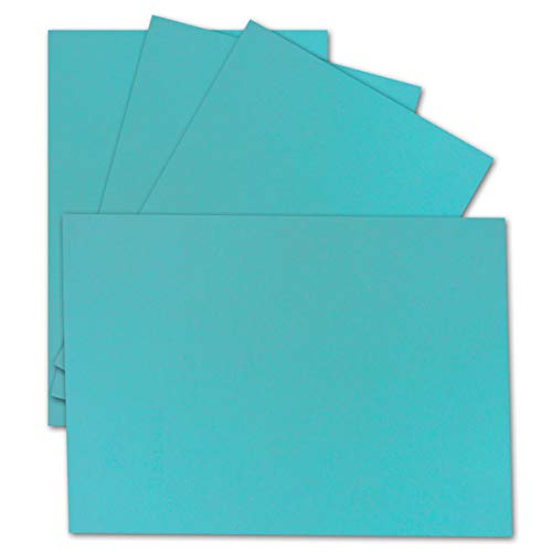 25 Einzel-Karten DIN A6-10,5 x 14,8 cm - 240 g/m² - Türkis - Tonkarton - Bastelpapier - Bastelkarton- Bastel-karten - blanko Postkarten 25 Einzel-Karten DIN A6-10,5 x 14,8 cm - 240 g/m² - Türkis - Tonkarton - Bastelpapier - Bastelkarton- Bastel-karten - blanko Postkarten von FarbenFroh by GUSTAV NEUSER