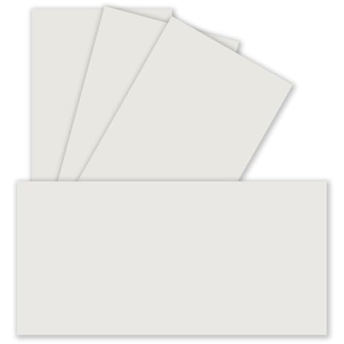 25 Einzel-Karten DIN Lang - 9,9 x 21 cm - 240 g/m² - Hellgrau - Bastelpapier - Tonkarton - Ideal zum bedrucken für Grußkarten und Einladungen 25 Einzel-Karten DIN Lang - 9,9 x 21 cm - 240 g/m² - Hellgrau - Bastelpapier - Tonkarton - Ideal zum bedrucken für Grußkarten und Einladungen von FarbenFroh by GUSTAV NEUSER