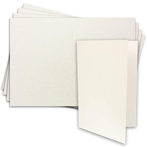 25x große DIN A4 Klappkarte in Naturweiß - 21 x 29,7 cm - XXL Karte blanko 240 g/m² zum Basteln und Selbstgestalten - FarbenFroh 25x große DIN A4 Klappkarte in Naturweiß - 21 x 29,7 cm - XXL Karte blanko 240 g/m² zum Basteln und Selbstgestalten - FarbenFroh von FarbenFroh by GUSTAV NEUSER