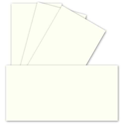 300 Einzel-Karten DIN Lang - 9,9 x 21 cm - 240 g/m² - Naturweiss - Bastelpapier - Tonkarton - Ideal zum bedrucken für Grußkarten und Einladungen 300 Einzel-Karten DIN Lang - 9,9 x 21 cm - 240 g/m² - Naturweiss - Bastelpapier - Tonkarton - Ideal zum bedrucken für Grußkarten und Einladungen von FarbenFroh by GUSTAV NEUSER