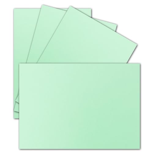 300x Einzelkarten Din A7-10,5 x 7,3 cm - 240 g/m² - Mintgrün - Blanko Mini-Karten ideal für Geschenkanhänger, Namenskarten & Visitenkarten 300x Einzelkarten Din A7-10,5 x 7,3 cm - 240 g/m² - Mintgrün - Blanko Mini-Karten ideal für Geschenkanhänger, Namenskarten & Visitenkarten von FarbenFroh by GUSTAV NEUSER