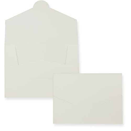 30x stabile Papier Mappe für DIN A4 und DIN C4 in Naturweiß - 22 x 30,5 cm - 240 g/m² - als Präsentationsmappen, Bewerbungsmappen, Projektmappen geeignet von FarbenFroh by GUSTAV NEUSER