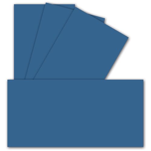 400 Einzel-Karten DIN Lang - 9,9 x 21 cm - 240 g/m² - Royalblau - Bastelpapier - Tonkarton - Ideal zum bedrucken für Grußkarten und Einladungen 400 Einzel-Karten DIN Lang - 9,9 x 21 cm - 240 g/m² - Royalblau - Bastelpapier - Tonkarton - Ideal zum bedrucken für Grußkarten und Einladungen von FarbenFroh by GUSTAV NEUSER