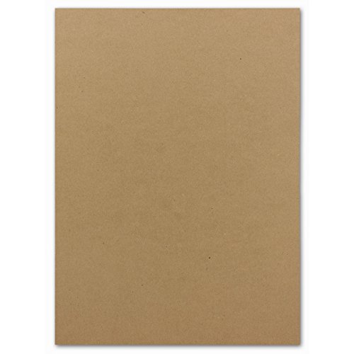 50 DIN A5 Einzelkarten Kraftpapierbögen - Sandfarben/Naturbraun - 300 g/m² - 14,8 x 21 cm - Bastelbogen Fotokarton Bastelpapier Tonkarton - FarbenFroh 50 DIN A5 Einzelkarten Kraftpapierbögen - Sandfarben/Naturbraun - 300 g/m² - 14,8 x 21 cm - Bastelbogen Fotokarton Bastelpapier Tonkarton - FarbenFroh von FarbenFroh by GUSTAV NEUSER