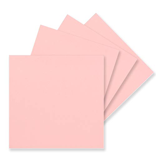 50 Einzel-Karten Quadratisch - 15 x 15 cm in Rosa - 240 g/m² - blanko Bastel-Karten, Postkarten, Bastelkarton in Ton-Papier Qualität 50 Einzel-Karten Quadratisch - 15 x 15 cm in Rosa - 240 g/m² - blanko Bastel-Karten, Postkarten, Bastelkarton in Ton-Papier Qualität von FarbenFroh by GUSTAV NEUSER