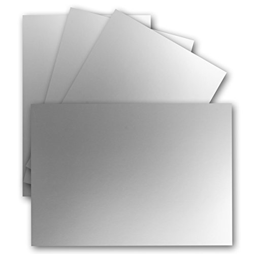 75 Einzel-Karten DIN A6-10,5 x 14,8 cm - 240 g/m² - Silber Metallic - Tonkarton - Bastelpapier - Bastelkarton- Bastel-karten - blanko Postkarten 75 Einzel-Karten DIN A6-10,5 x 14,8 cm - 240 g/m² - Silber Metallic - Tonkarton - Bastelpapier - Bastelkarton- Bastel-karten - blanko Postkarten von FarbenFroh by GUSTAV NEUSER