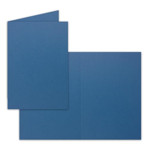 DIN A5 Faltkarten - Royalblau/Königsblau - 25 Stück Einladungskarten - Menükarten - Doppelkarten - Blanko - 14,8 x 21 cm - Marke: FarbenFroh by Gustav Neuser DIN A5 Faltkarten - Royalblau/Königsblau - 25 Stück Einladungskarten - Menükarten - Doppelkarten - Blanko - 14,8 x 21 cm - Marke: FarbenFroh by Gustav Neuser von FarbenFroh by GUSTAV NEUSER