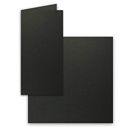 FarbenFroh by GUSTAV NEUSER 250x Falt-Karten DIN Lang - Schwarz - 10,5 x 21 cm - Blanko Doppelkarten - Klappkarten für Einladungen und Grußkarten zu Weihnachten und Geburtstag FarbenFroh by GUSTAV NEUSER 250x Falt-Karten DIN Lang - Schwarz - 10,5 x 21 cm - Blanko Doppelkarten - Klappkarten für Einladungen und Grußkarten zu Weihnachten und Geburtstag von FarbenFroh by GUSTAV NEUSER