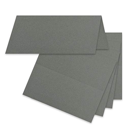FarbenFroh by GUSTAV NEUSER 25x Tischkarten in - Anthrazit Irisiere - 4,5 x 10 cm - 240 g/m² - blanko Doppel-Karten mit stabilem Stand - ideal als Platzkärtchen und Namenskärtchen FarbenFroh by GUSTAV NEUSER 25x Tischkarten in - Anthrazit Irisiere - 4,5 x 10 cm - 240 g/m² - blanko Doppel-Karten mit stabilem Stand - ideal als Platzkärtchen und Namenskärtchen von FarbenFroh by GUSTAV NEUSER