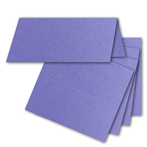 FarbenFroh by GUSTAV NEUSER 25x Tischkarten in Violett - 4,5 x 10 cm - blanko - Doppel-Karten - als Platzkarten und Namenskarten für Hochzeit und Feste FarbenFroh by GUSTAV NEUSER 25x Tischkarten in Violett - 4,5 x 10 cm - blanko - Doppel-Karten - als Platzkarten und Namenskarten für Hochzeit und Feste von FarbenFroh by GUSTAV NEUSER