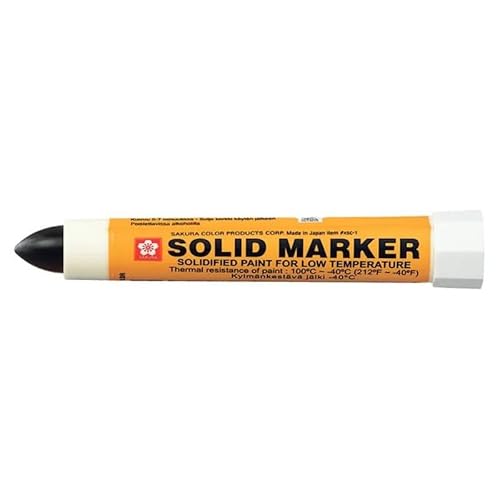 Solid Marker EXTREME, für extreme Temperaturen von -40°C bis 100°C in 6 Farben (Schwarz) von FarbenFux