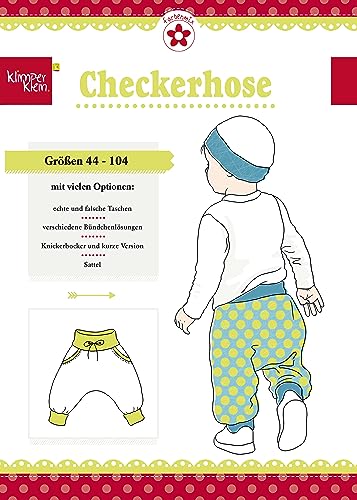 Farbenmix Checkerhose Schnittmuster zum Selber nähen für Babys und Kinder, Gr. 44-104 von Farbenmix